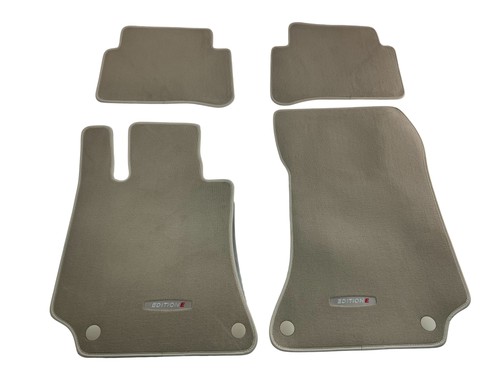 Velour floor mat set beige - mat, for