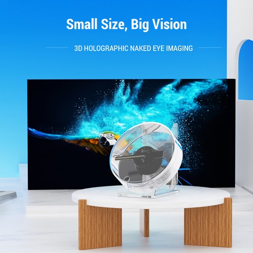 Hologram fan 11cm led - hologram,