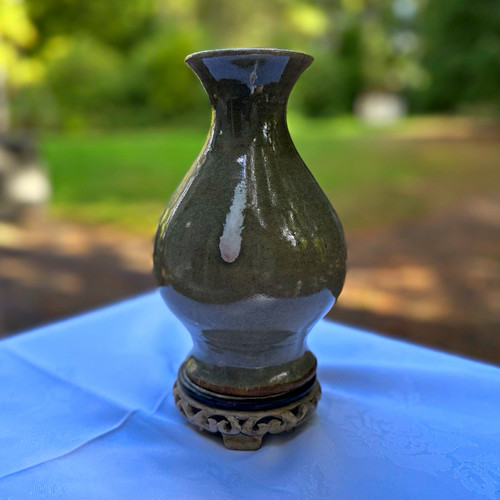 Vintage chinese ceramic vase - vintage,