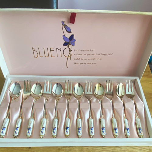 Blueno 12pc cutlery set with - 12pc,