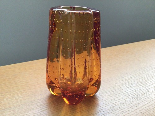 Whitefriars amber glass - whitefriars,