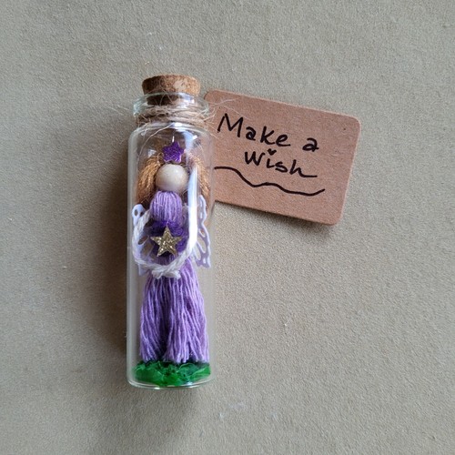 Handmade macrame fairy a - handmade, in