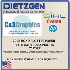 4 Rolls 24'' X 150'  20LB Bond