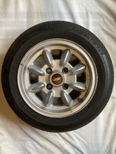 4 X MINILITE WHEELS & Tyres + Spare.