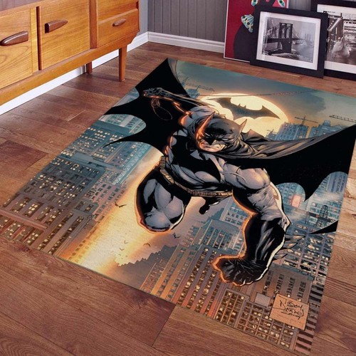 Batman superhero area rug - batman,