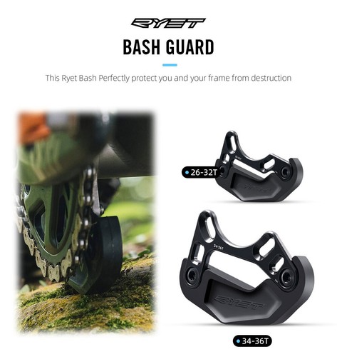 Mtb bash guard bicycle chain - guard,