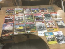 Job Lot Of 20 Railway Train Railwayana Magazines Various Titles Random 20 Mag 82