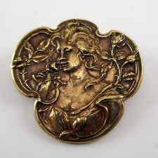 Vintage Orchid-shaped Brass