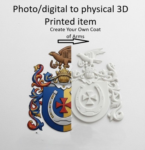 Custom printed family crest - custom,