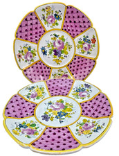 2 Antique Veuve Perrin Faience