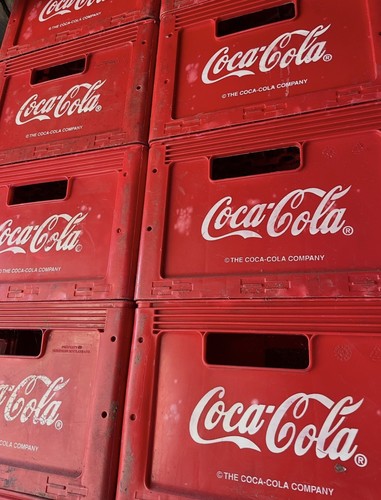 Vintage coca cola crate 1980 - crate,