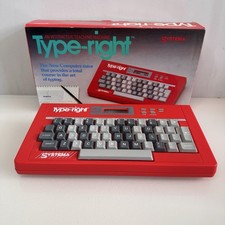 Systema Type-Right Interactive Typing Tutor Machine 1985 Boxed VGC Vtg Computer