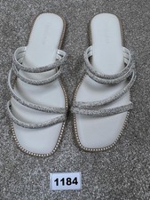 Primark white strappy flat - primark,