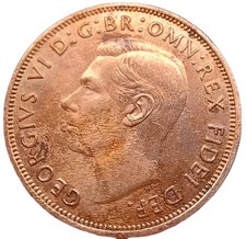 1950 King George VI One Penny