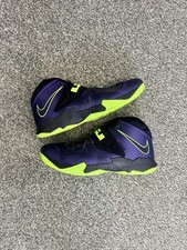 UK12 US13 Nike LeBron Zoom Soldier XII Purple Green 7 