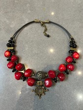 Handmade Coral Choker Necklace – Unique Ethnic Jewelry 