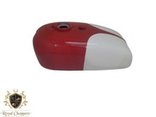 Fit For BSA SPITFIRE HORNET 2 GALLON RED & WHITE PAINTED FUEL TANK