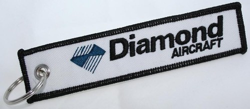 Diamond aircraft logo keychain - aircraft,