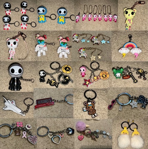 Tokidoki keychain charms - charms, adios