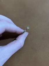 Pandora Sterling Silver Open Wheat Grains Ring - Retired