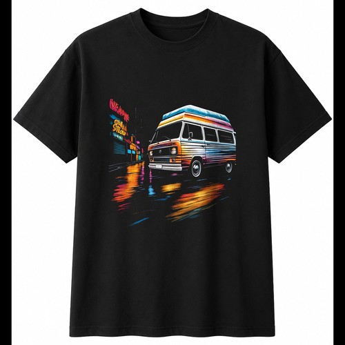 Airbrush camper van the - airbrush,