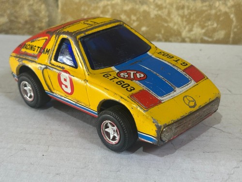 Vintage tin mercedes racing - mercedes,