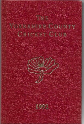 1992 yorkshire county - yorkshire,