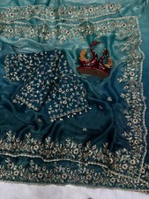 Indian Silk Saree Ready Blouse