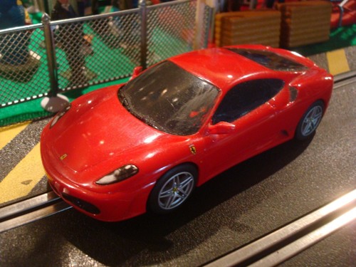 Scalextric red ferrari slot - red,