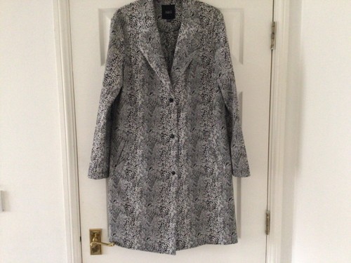 Ladies black white coat 2 - ladies, coat.