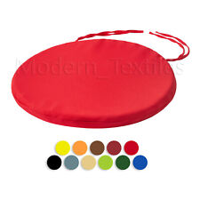 ROUND Bistro Circular Chair Cushion SEAT PADS Kitchen Dining REMOVABLE cover NEW