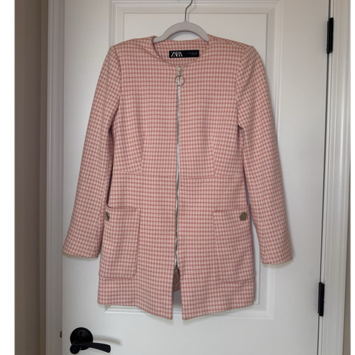 Zara women pink white - zara, pink/white
