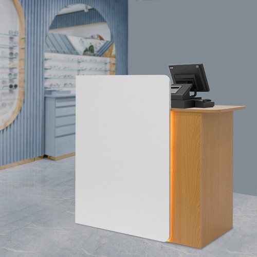 Modern front desk reception - desk,