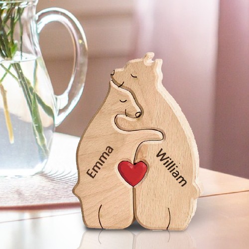 Bear family personalised - bear,