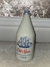 Vintage Aftershave Bottle Old Spice 1970s (Empty)
