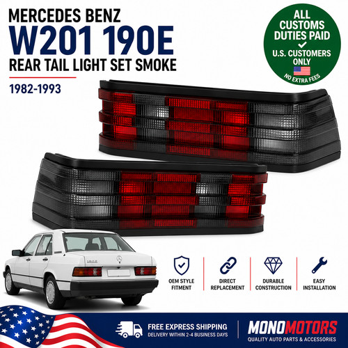 Smoke rear tail light - set, for