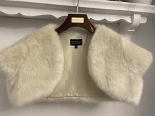 Moore And Moore Faux Fur Bolero Medium Wedding Special Occasion