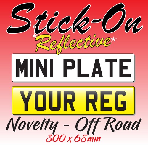 Stick number plate mini - stick,