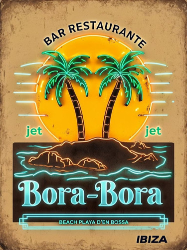 Jet bora ibiza neon - ibiza,