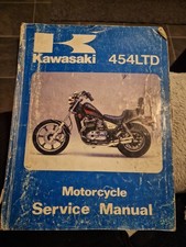 KAWASAKI MOTORCYCLE SERVICE MANUAL. 454LTD (EN450-A1) Dealer Workshop, Oct 1984