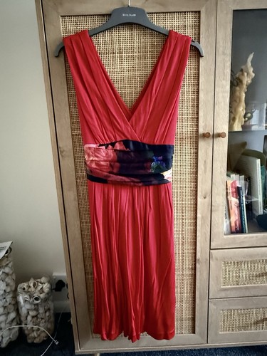 Ted baker red pleated dress - baker,