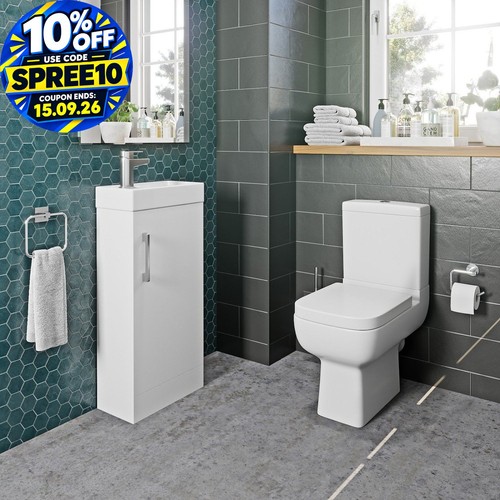 Bathroom suite close coupled - bathroom,