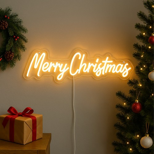 Christmas neon led sign - christmas, xmas