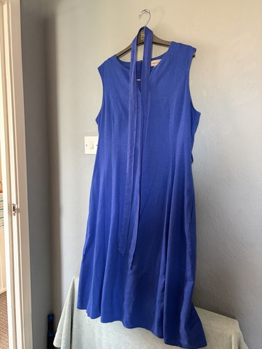 Kew linen sleeveless calf - sleeveless,