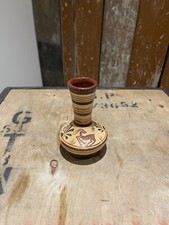 Ceramic Vase Pottery Hand Made In Greece Art Clay Glaze Kiln Studio Potters