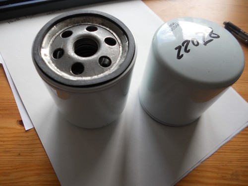 Two oil filters - oil, no