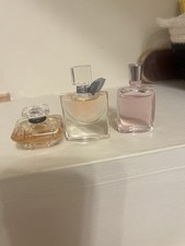 Lancome Set 3 Minis Tresor Tresor in Love La Vie Est Belle Miracle & Hypnose BN