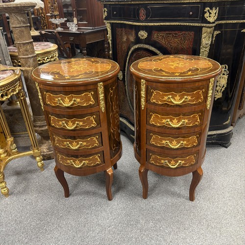 Pair louis round bedside - pair,