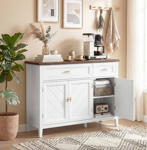 White storage sideboard - storage,