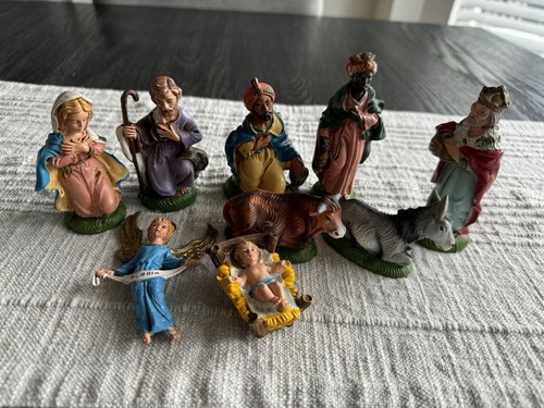 Vintage italian nativity - vintage,